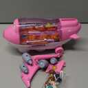 Toy Airplane for Kids - Toddler Toys Bump and Go Action Air Plane with LED Flashing Lights & Sounds, Birthday Gifts for Boys Girls Ages 3-8 Year Olds (Pink)