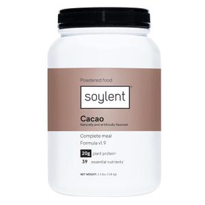 Soylent Complete Nutrition Meal Replacement Protein Powder, Cacao - Plant Based Vegan Protein, 39 Essential Nutrients - 36.8oz (EXP 06/23/26)