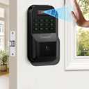 Keyless Entry Smart Deadbolt & Palm Recognition Vein Front Door Lock,Electronic Keypad Lock with Auto Lock,Bluetooth,APP Control,Digital Code,biometric,Password,Key,Easy Installation,Waterproof