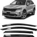 MIALUTY® Window Visors Rain Guards for Kia Sorento 2021-2026, Out-Channel Vent Visors Heat Insulation Sun Shade Accessories for Cars