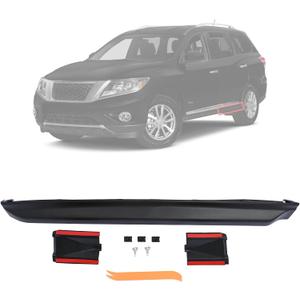 Lower Door Molding Rear Driver Side Compatible with Nissan Pathfinder 2013 2014 2015 Replace 82877-3KA0A 82877-3KA0B Door Molding Trim