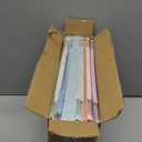 Ansook Hanging File Folders Letter Size Extra Capacity,Heavy Duty 1" Expandable Letter File Folders Hanging with Tabs,12 Pack Plastic File Cabinet Folders for File Frame/Box,Hanging File Organizer