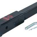 TOPTOW Trailer Hitch Extender, 12-inch Extension Length, Fits 2-inch Receiver, 3500lbs, 5/8 inch Hitch Pin and Clip Included