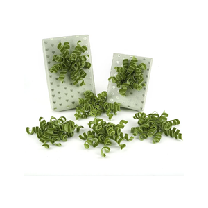 HUIHUANG Moss Green Bows for Gift Wrapping Self Adhesive Christmas Green Gift Bows Burst Curly Ribbon Bows for Presents, Gift Wrapping, Treat Bags, Party Favor, Crafts-6 inch x 6 Counts