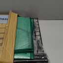 VIVOSUN Mini 4-Tier Greenhouse with Wheels, 27 x 19 x 63-Inch Reusable Portable Warm House with Green PE Cover and Shelf for Compact Garden and Small Backyards, with Wheels