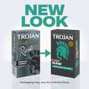 Trojan Raw Latex Lubricated Thin Condoms for Men, Americas Thinnest Latex Condoms, Made from Premium Latex to Help Reduce Risk of Pregnancy and Sexually Transmitted Infections (STIs), 24 count
