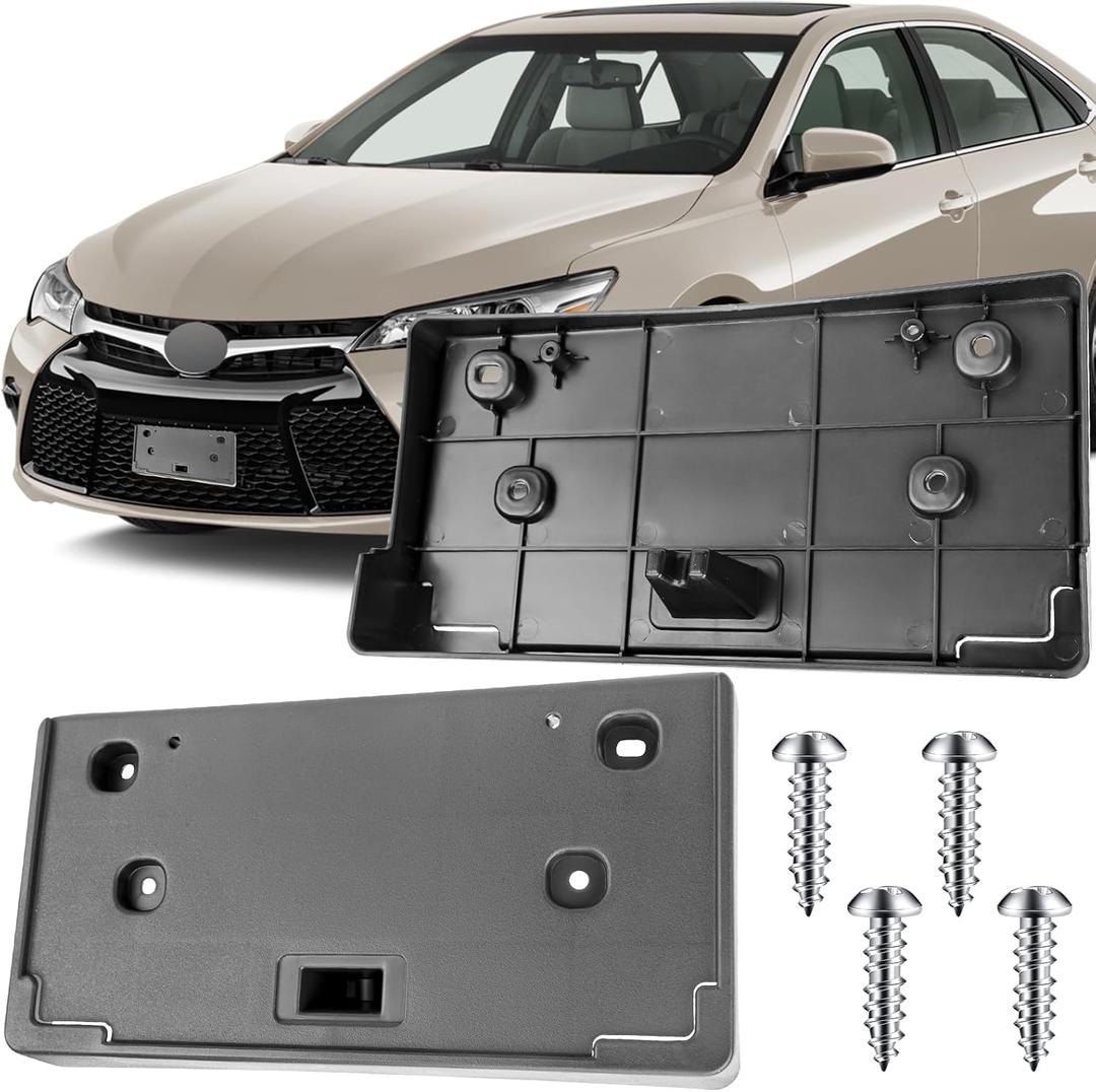 License Plate Bracket Accessories for Chevrolet Cruze 2011 2012 2013 2014, Front Bumper License Plate Holder Replacement Frame Black Mount