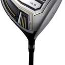 Speed Titanium Driver Golf Club, 10, 11.5, 12.5 Loft (Right-Handed), Ultra Lightweight Graphite Shaft, Oversized Sweet Spot, Aerodynamic Design, USGA Conforming Mens Golf Driver + Deluxe Headcover