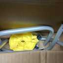 Water Hose Reel Cart, Holds 60-80 Ft of 5/8 Inch Hose, Yellow Wall Mounted Garden Hose Cart, Portable Hose Reel for Convenient Storage and Watering