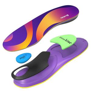 Plantar Fasciitis Insoles Athletic Arch Support Inserts Women Men, Shock Absorption, Shoe Inserts for Plantar Fasciitis, Flat Feet, Running, Basketball and Other Athletic, M