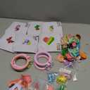 Chuangdi 6 Sets Cross Stitch Kits for Beginners Embroidery Kit Cross Stitch for Beginner Embroidery Stitches Practice Needlepoint for Starters