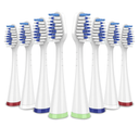 Replacement Toothbrush Heads for Waterpik Complete Care 5.0/9.0 (CC-01/WP-861), STRB-8WW, (8-Pack, White)