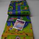 Car Rug Play Mat, Kids Carpet City Map for Bedroom Classroom, Extra Large Thick (59X39.4 Inch)