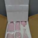 TBWIND Blush Pink Glass Bud Vase Set of 12 Mini Vintage Vases for Flowers, Centerpieces, Wedding & Home Dcor