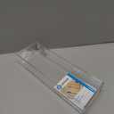 iDesign Clarity Drawer, Kitchen and Bathroom Organization Silverware, Spatulas, Gadgets, Large-Set of 2 (Clear)