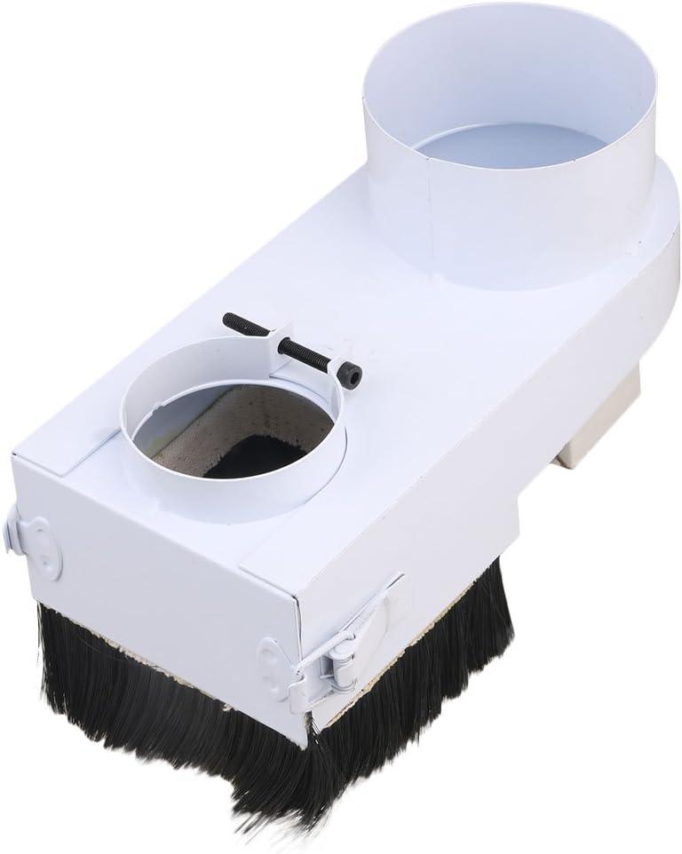 Mxfans CNC Router Engraving Spindle Cover Shoe Vacuum Woodworking White 65mm Spindle Diameter