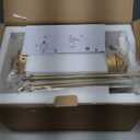 Phansthy Hardwired Brass Boho Wall Sconces Set of 2, Vintage Industrial Wall Lights 2 Pack, Vanity Light Wall Lamps with Lace Gauze Shade for Bedroom Living Room Hallway Decor (Antique + White Shade)