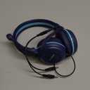 SIMOLIO Wired Headphones for School with Microphone, Stereo Kids Headphone with Flexible Swivel Boom Mic for Student K12 & Teacher & E-Learning, 3 Levels Volume Limiter Gaming Headsets for Boys, Girls