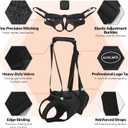Dog Sling for Medium Large Dog Rear Leg, Lift Harness Provide Support with Muscle Atrophy and Joint Problems for Elderly Injured Arthritic Pet, Dog Weak Rear Legs Provides Rehabilitation Aid