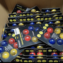 Knixmax Sneaker Deodorizer Shoe Freshener Balls, Gym Bags Lockers Car Air Fresheners, Boot Deodorant Balls Odor Eater Shoe Deodorizers 6 Packs Cologne Colorful SET OF 55
