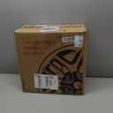 Tuningpros WC-14-226-B - Pack of 4 Hubcaps - 14-Inches Style Snap-On (Pop-On) Type Matte Black Wheel Covers Hub-Caps