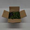 Artificial Hanging Plants for Shelf, 4 Pack Fake Potted Greenery Faux Eucalyptus Vine, Mandala Vine, String of Pearls,Pea pod Leaves in Pot for Office Living Room Bathroom Indoor Outdoor Dcor