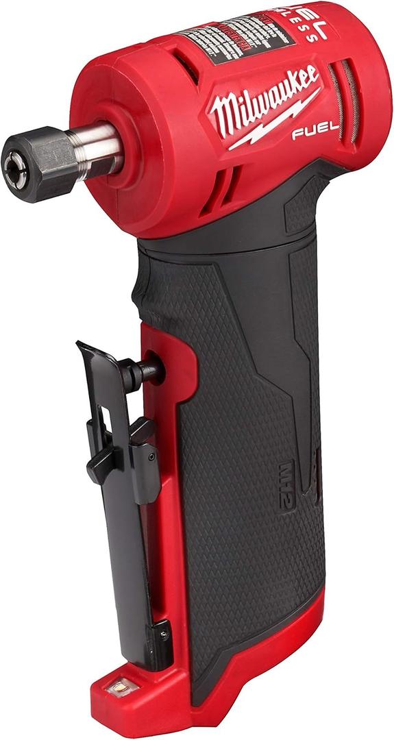 Milwaukee M12 FUEL 12V Lithium-Ion Brushless Cordless 1/4 in. Right Angle Die Grinder (Tool-Only)