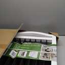 ZJSF Freestanding Foldable Dog Gate Indoor, Pet Gate for Doorways, Dog Fence for The House, Sturdy Wood Puppy Gate for Stairs, White Pet Gate with Support Feet for Hallways, 24 "Height-6 Panels