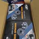 KSP 6X5.5 Wheel Spacers Fit for Tacoma 4runner, 1.5 inches Forged Hub Centric Adapters Kits with Extended Open Lug Nuts fit 6 Lug Wheels Without Locking hub, Package of 4 (6061 T6 Aluminum Black) (Dark)