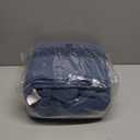 Amazon Basics 4 Piece Bed Sheets Set, 100% Cotton Jersey, Includes Super Soft, Flat and Fitted Sheets, Pillowcase, Queen, Chambray, Solid