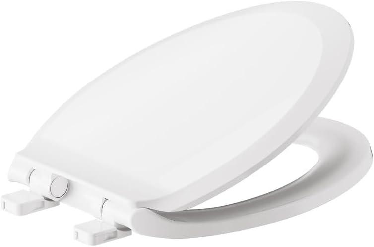 American Standard 5503A00B.020 Transitional Slow-Close Elongated Front Toilet Seat, White