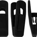 Trgowaul Velvet Hangers Clips, Pants Hangers Velvet Clips, Strong Finger Clips Perfect for Thin Velvet Hangers (80pc, Black)