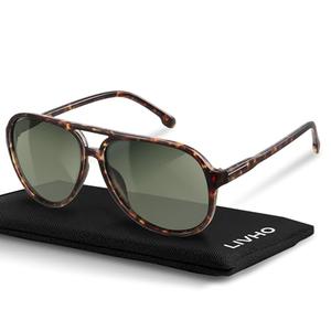 livho Trendy Polarized Aviator Sunglasses Women Men, Retro Sun Glasses for Women Men 2025, Oversized UV Protection Shades