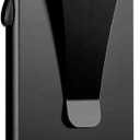 Pop Up Stealth Wallet with Money Clip - RFID Blocking Minimalist Wallet for Men, Aluminum Metal Wallet Slim Mens Wallet for Everyday Use and Travel Use (Black)
