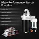 New Starter for 3.0L BMW 128i 135i 325i 325xi 328i 328xi 330Ci 330i 330xi 335d 335i 335is 335xi 525i 525xi 528i 528xi 530i 530xi 535i 535xi 740i 740Li X3 X5 X6 Z4 2006 2007 2008 2009-2011