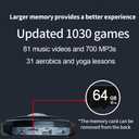 HDMI Musical Electronic Dance Mats with Camera,It Features 1030 Games、700 Songs、64G Memory Card and 81 MV,Double User Fitness Dance Pad Dancing Mat for Kids & Adults, Gift for Boys & Girls, 65.4"x 36.6"