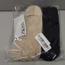 ZAKASA No Show Toe Socks Women Running Five Finger Socks Invisible Liner Boat Low Cut Loafer Socks for Ladies (6-9, Black&nude-6 Pairs)