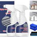 2Pcs Highly Concentrated Rust Remover for Steel & Iron,Heavy Duty Rust Remover Spray No Scrubbing,Rust Remover Heavy Duty for Metal,Powerful Rust Remover for Tools,Stainless Steel-240ML