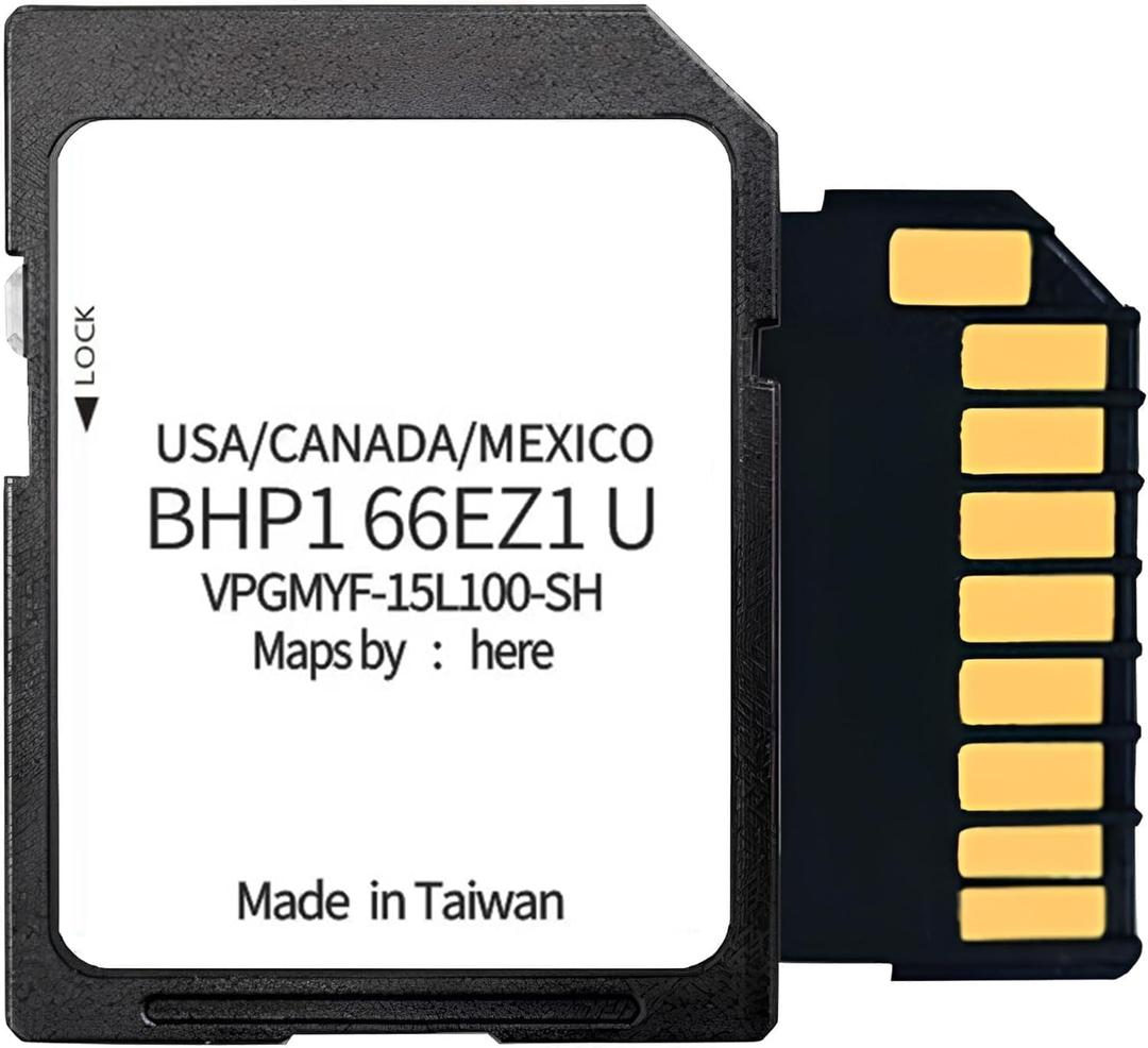 Latest BHP166EZ1U Navigation SD Card Compatible with 2014-2018 3, 2016-2020 CX-5 / CX-9, 2016-2023 6 / CX-3 / MX-5, USA/CAN/MEX Maps