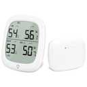 Indoor Outdoor Thermometer Wireless, Outside Digital Thermometer Humidity with IP66 Waterproof Sensor, LCD Backlight, Max/Min Trend, Wireless Humidity Gauge for Home Room Greenhouse, Patio