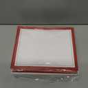 Greetings Classic Red Border Note Cards - 48 Folding Greeting Cards with Envelopes - Blank Inside