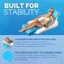 SWIMLINE ORIGINAL 10025M Sunchaser SunSoft Luxury Lounger Chair Pool Float | Molded Frame & Pontoon Design | Pool Floats Adult | Pool Lounger | Pool Accessories | Pool Chairs and Lounges For In Pool, Large