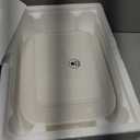 MALACASA Casserole Dishes for Oven, Ceramic Baking Dishes Set of 3, Rectangular Lasagna Pan Deep Baking Pans, Bakeware Sets with Handles Gift Set, White (13.8''/11.7''/9.4''), Series BAKE