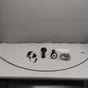 Auto-Moto Handle Bar Throttle Grips Grip +Throttle Cable + Throttle Housing Clamp for 50cc 79cc 125cc 250cc Dirt Bike Quad ATV Pit Compatible with Coleman CT200U CT200U-EX BT200X Trail 200 Mini Bike