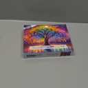 Blueforest 1000 Piece Puzzles for Adults, Neon Life Tree Puzzles for Adults, Hard Challenge Art Jigsaw Puzzle, for Gifts Xmas Birthday Party Games Family, 27.5 * 19.7 inch - Dust Free Puzzle