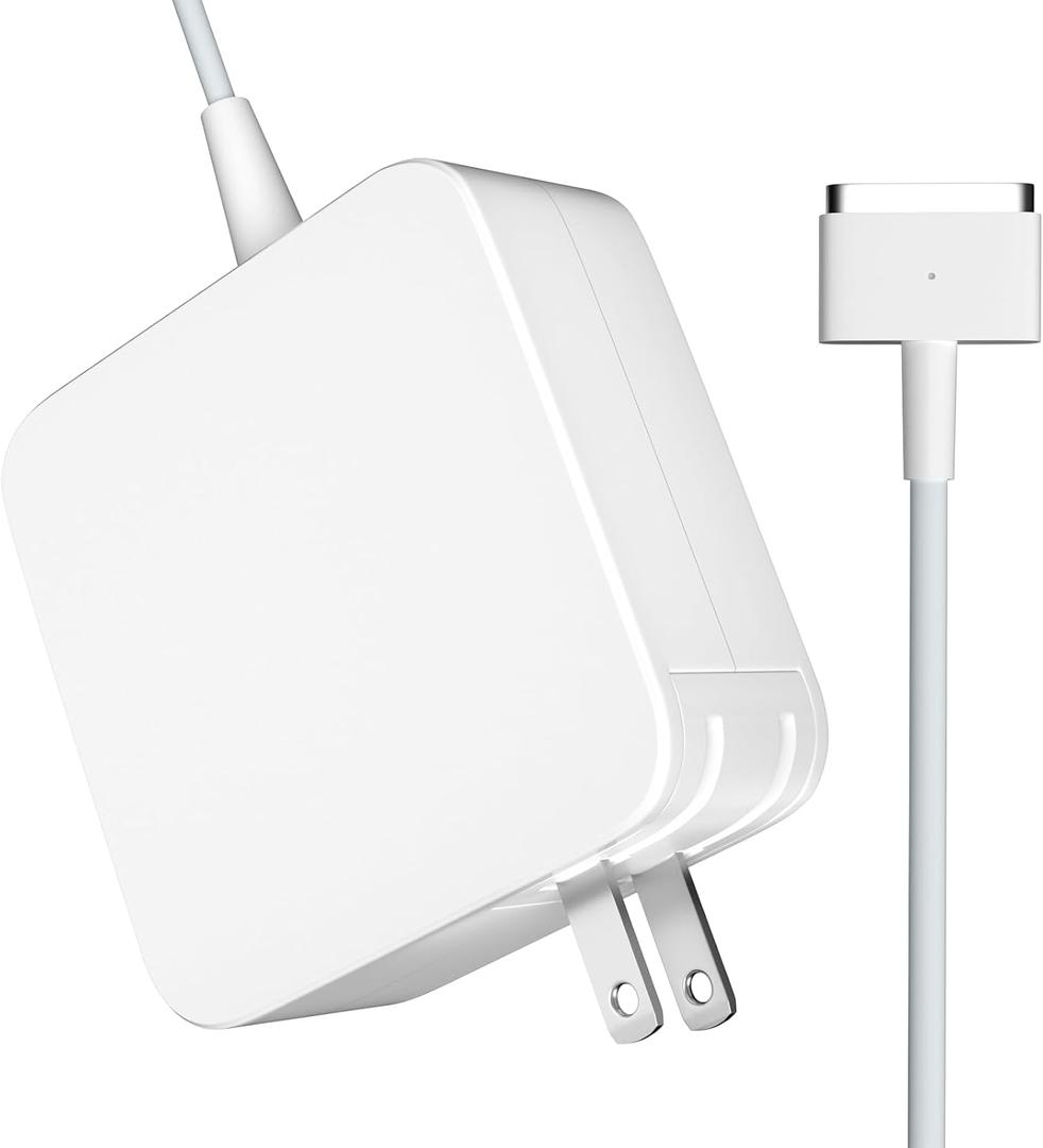 Mac Book Air Charger 45W Magnetic T-Tip Power Adapter for 2012-2017 11 and 13 Inch Models A1435 A1436 A1465 A1466