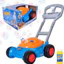 Hot Wheels Bubble Lawn Mower for Toddlers, Bubble Blowing Machines, Indoor/Outdoor Gardening Toy, Birthday Gift for Prechool Girls and Boys, No Batteries Required, Includes Bubble Solution, 2+