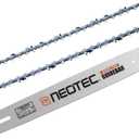 16-Inch Replacement Chainsaw Bar and AdvanceCut Chainsaw Chain Combo, 55 Drive Links, 3/8" LP Pitch, .050" Gauge, Low Vibration (160SDEA074)