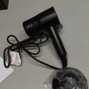 AINA Hair Dryer with Diffuser, Blow Dryer for Women | Advanced Ionic Technology, Ceramic Coating | Cold Shot Features Turbo Heat for Fast Drying and Shine 110V/ALCI (Vader Black)