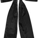 Large Black Bow Party Decoration, 47x25 Inch Giant Big Satin Bow Wall Decor for Home Birthday Wedding Bachelorette Party Christmas Baby Shower Themed Gift Graduation Backdrop